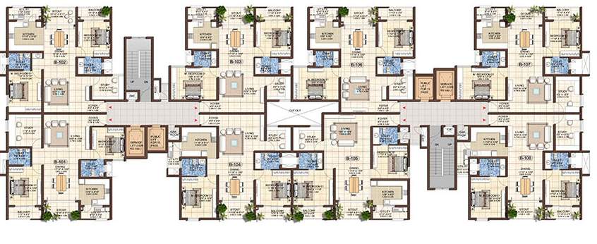  east parade Images for Cluster Plan of Jain East Parade