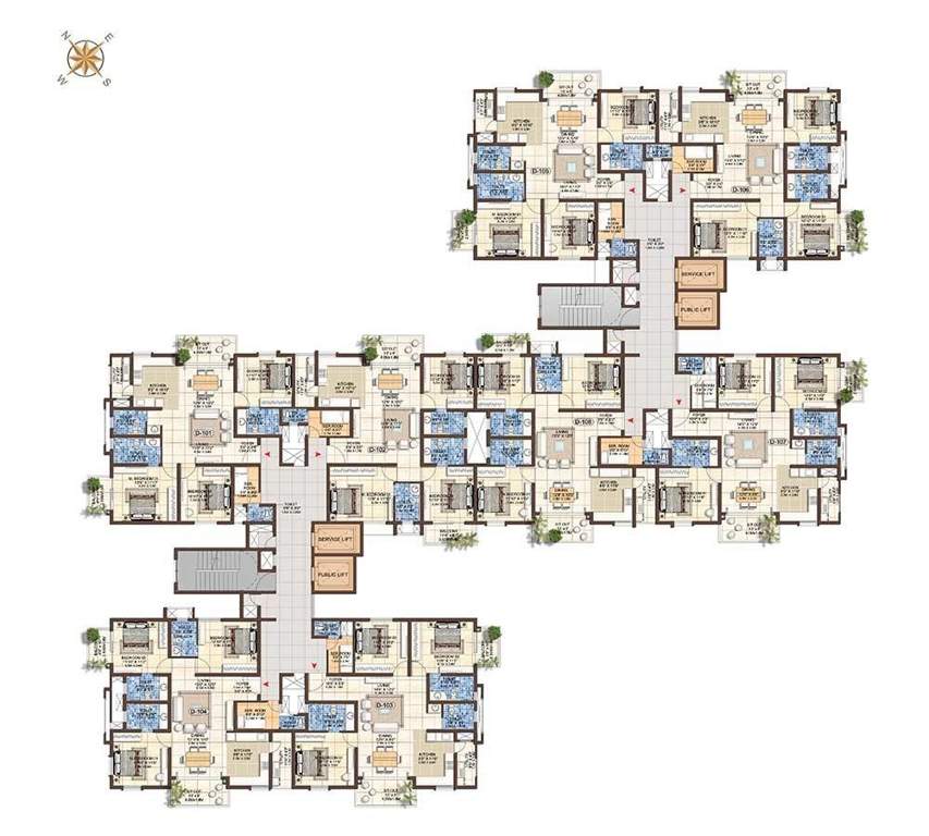  east parade Images for Cluster Plan of Jain East Parade