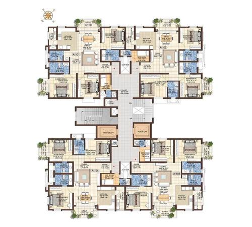 Images for Cluster Plan of Jain East Parade east-parade Images for Cluster Plan of Jain East Parade