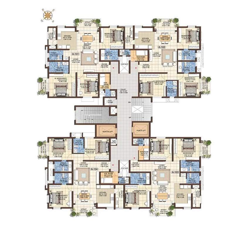  east parade Images for Cluster Plan of Jain East Parade