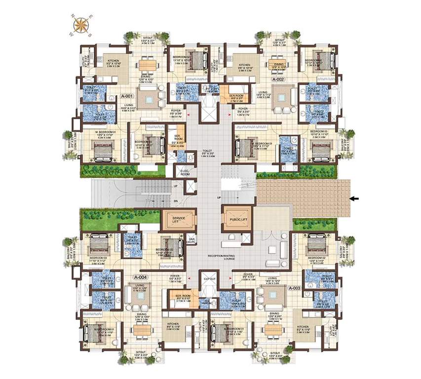  east parade Images for Cluster Plan of Jain East Parade