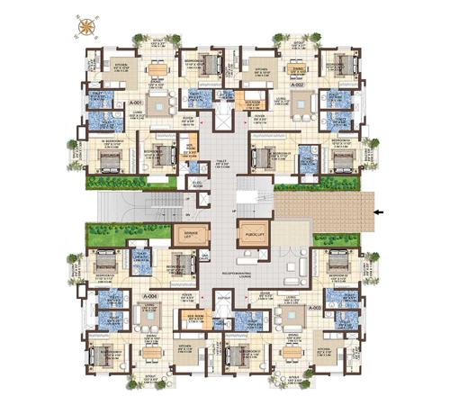 Images for Cluster Plan of Jain East Parade east-parade Images for Cluster Plan of Jain East Parade