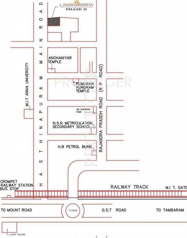 agni estates lakshmi kripa phase ii Location Plan