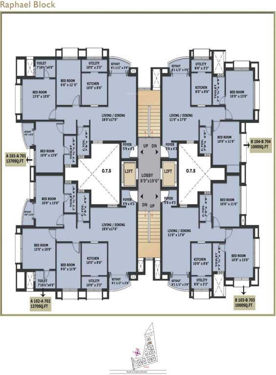 Images for Cluster Plan of Prince Residenzia