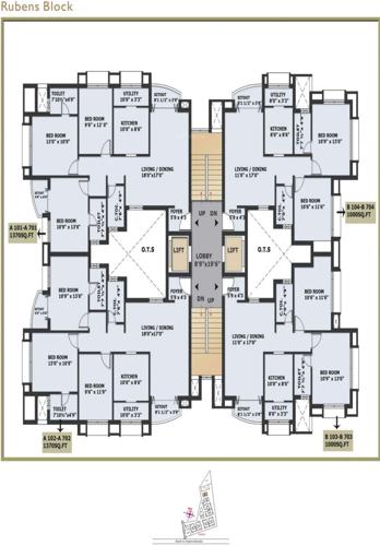 Images for Cluster Plan of Prince Residenzia Images for Cluster Plan of Prince Residenzia