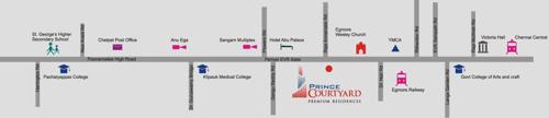  courtyard Images for Location Plan of Prince Courtyard