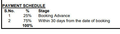 courtyard Down Payment Payment Plan