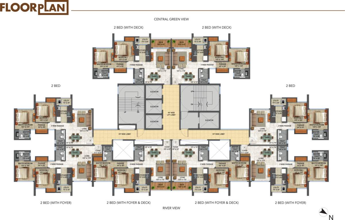 Images for Cluster Plan of Lodha Splendora