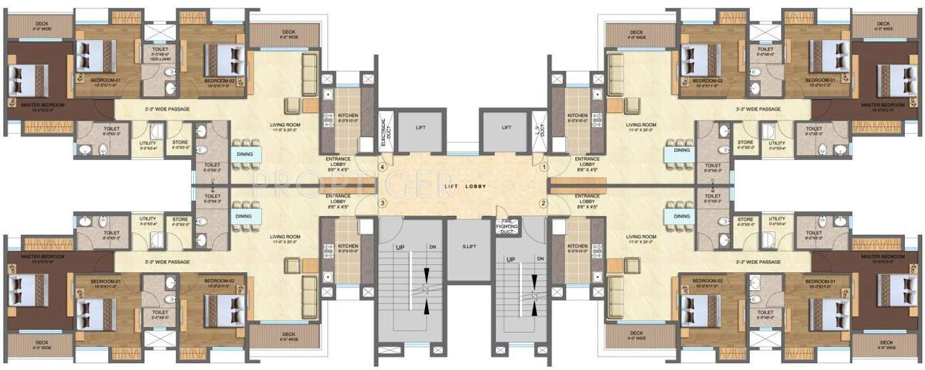 Images for Cluster Plan of Lodha Splendora