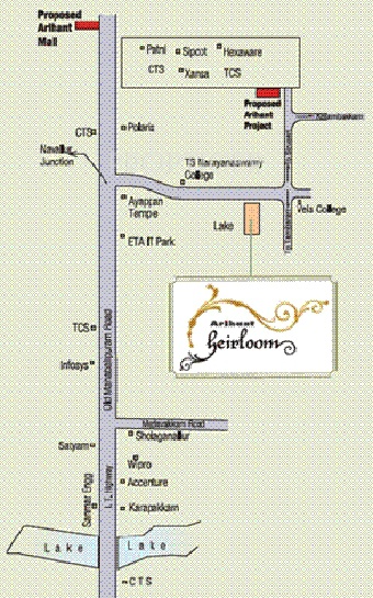 Images for Location Plan of Arihant Foundation and Housing Heirloom