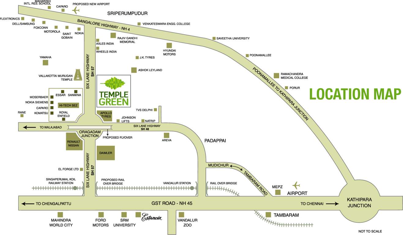  temple green heights Images for Location Plan of Arun Heights