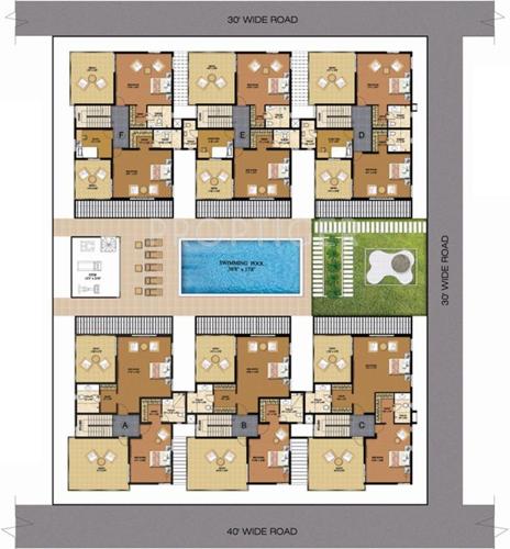 Images for Cluster Plan of Arun Villa Juhu Beach Images for Cluster Plan of Arun Villa Juhu Beach