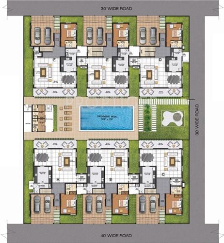 Images for Cluster Plan of Arun Villa Juhu Beach Images for Cluster Plan of Arun Villa Juhu Beach