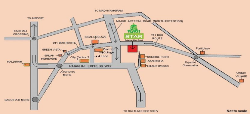  star Location Plan