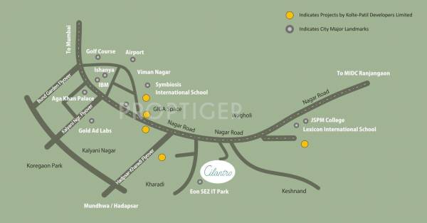 Images for Location Plan of Kolte Patil Cilantro