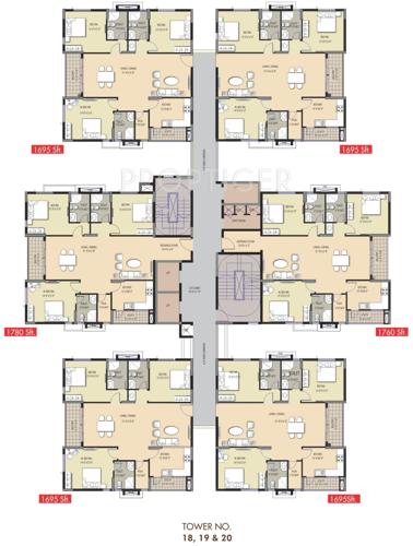 Images for Cluster Plan of Prajay Megapolis megapolis Images for Cluster Plan of Prajay Megapolis