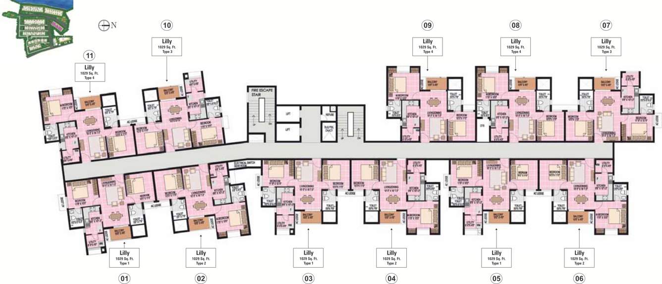 orchid springs Images for Cluster Plan of Alliance Orchid Springs