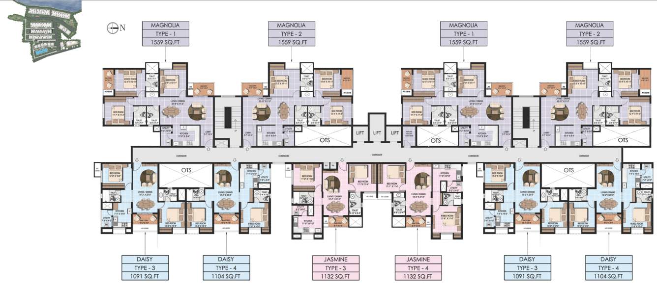orchid springs Images for Cluster Plan of Alliance Orchid Springs
