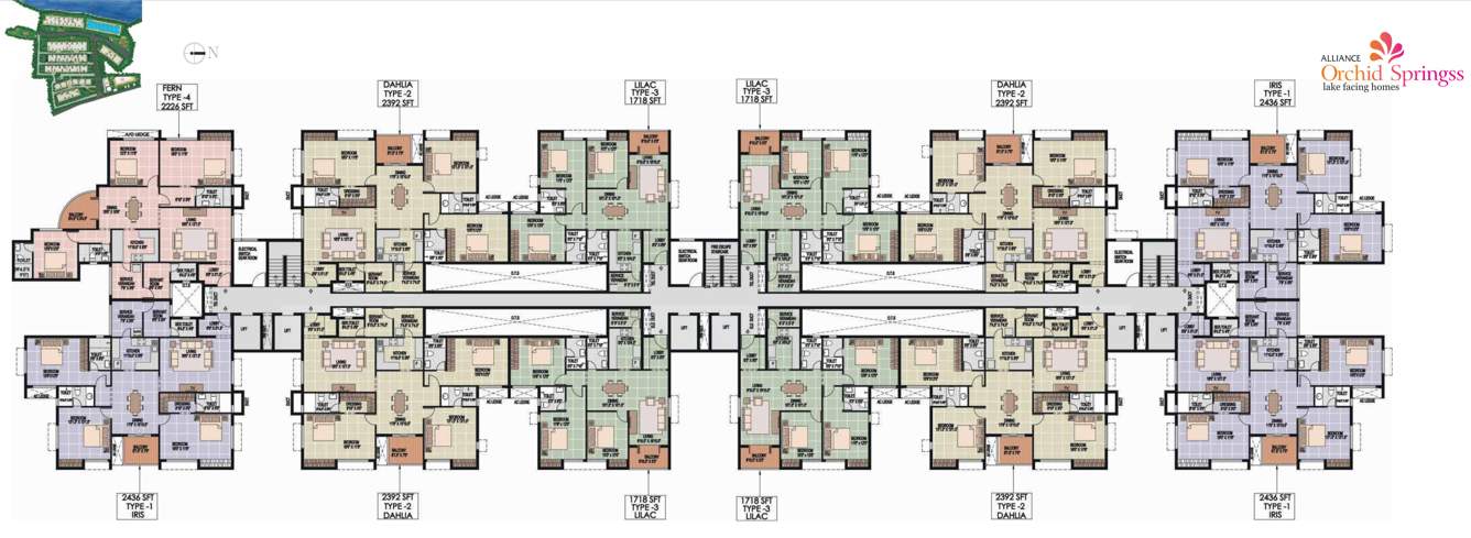orchid springs Images for Cluster Plan of Alliance Orchid Springs