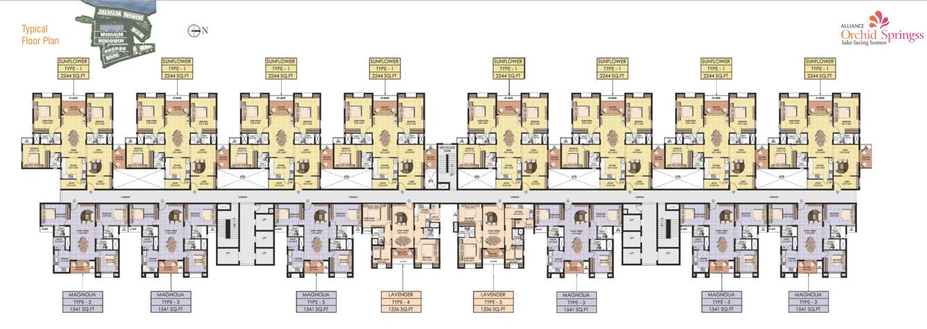 orchid springs Images for Cluster Plan of Alliance Orchid Springs