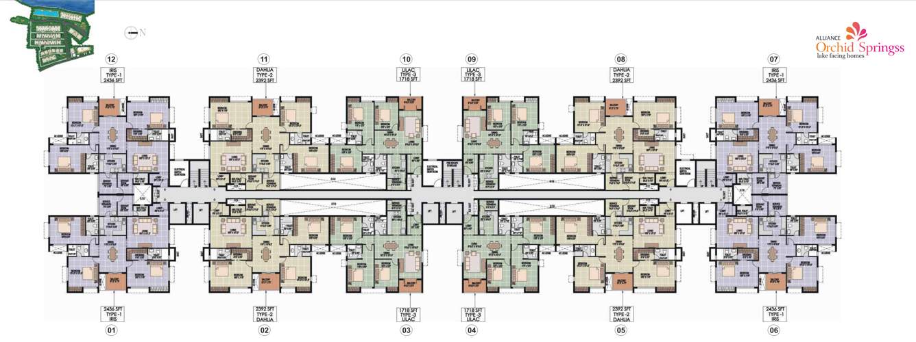 orchid springs Images for Cluster Plan of Alliance Orchid Springs