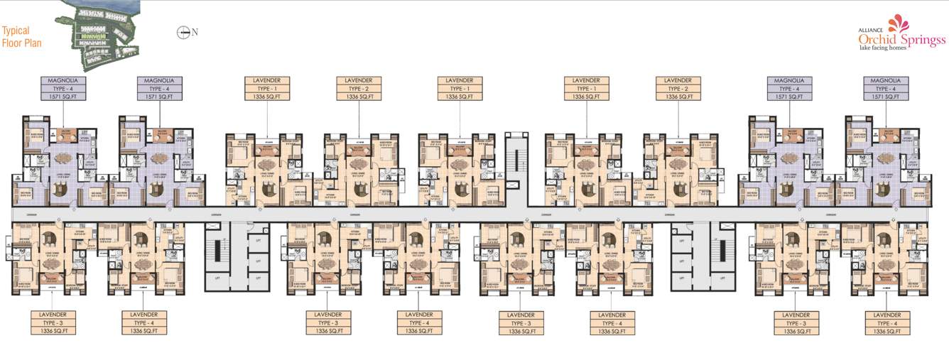 orchid springs Images for Cluster Plan of Alliance Orchid Springs