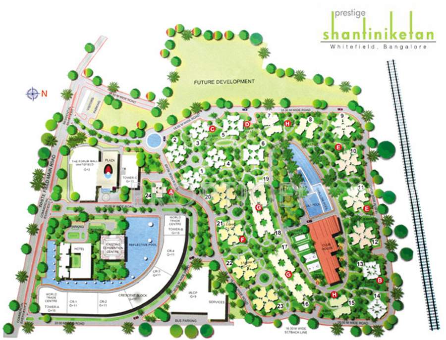 shantiniketan Images for Master Plan of Prestige Shantiniketan
