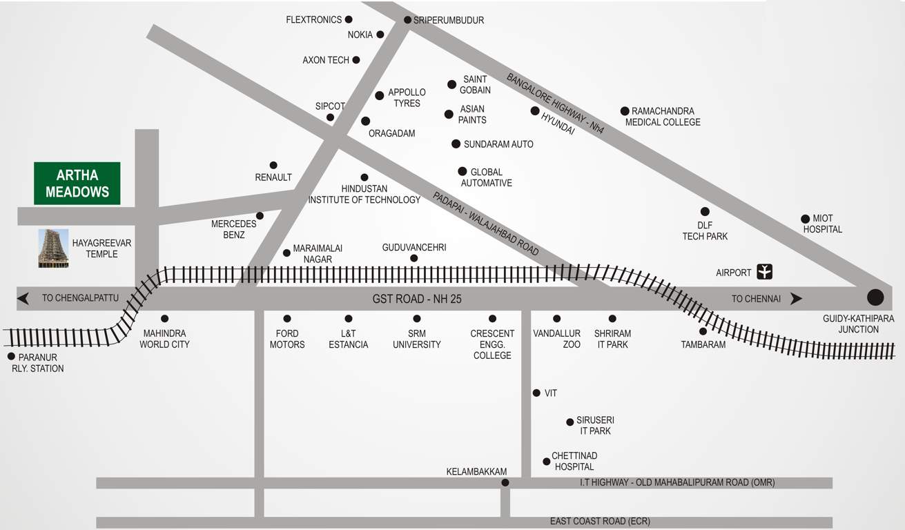  meadows Images for Location Plan of Artha Meadows