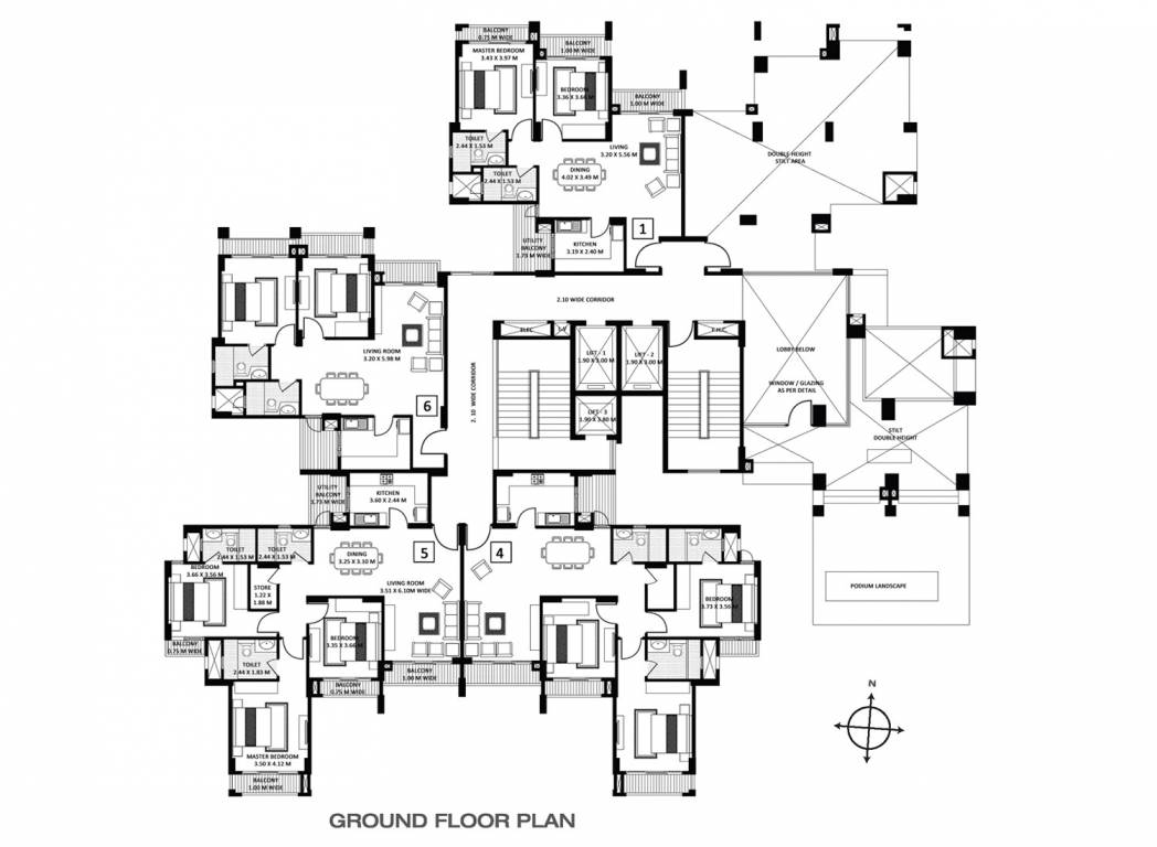 Images for Cluster Plan of Godrej Anandam