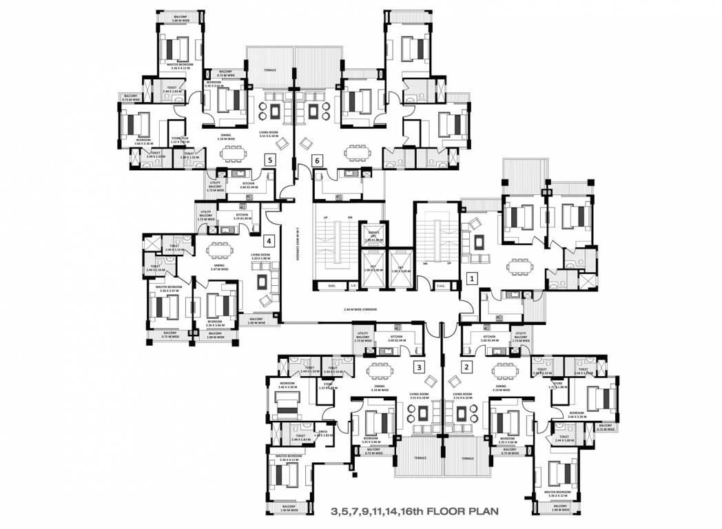 Images for Cluster Plan of Godrej Anandam