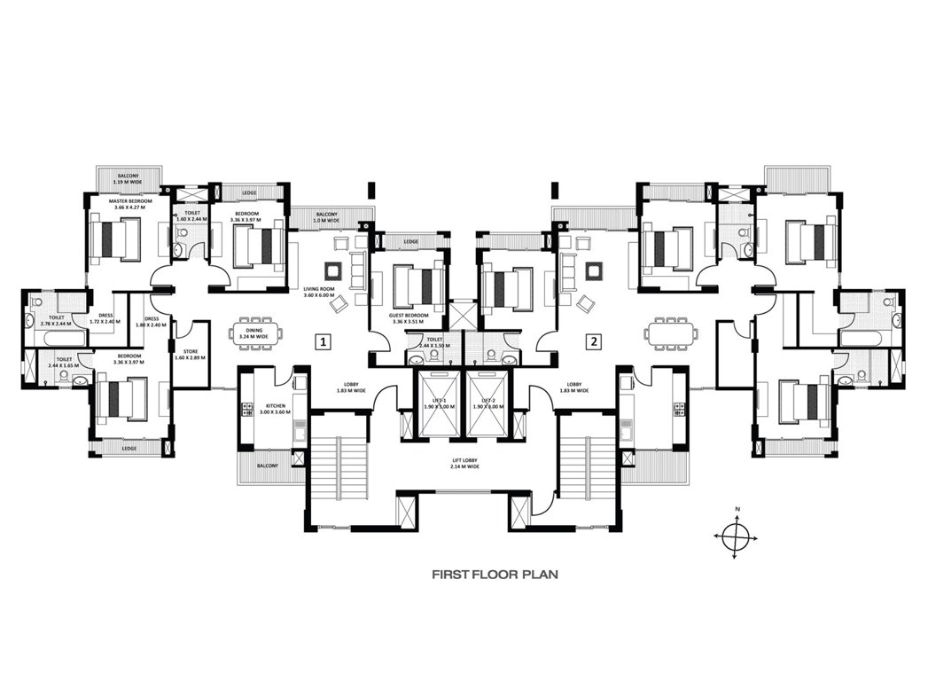 Images for Cluster Plan of Godrej Anandam