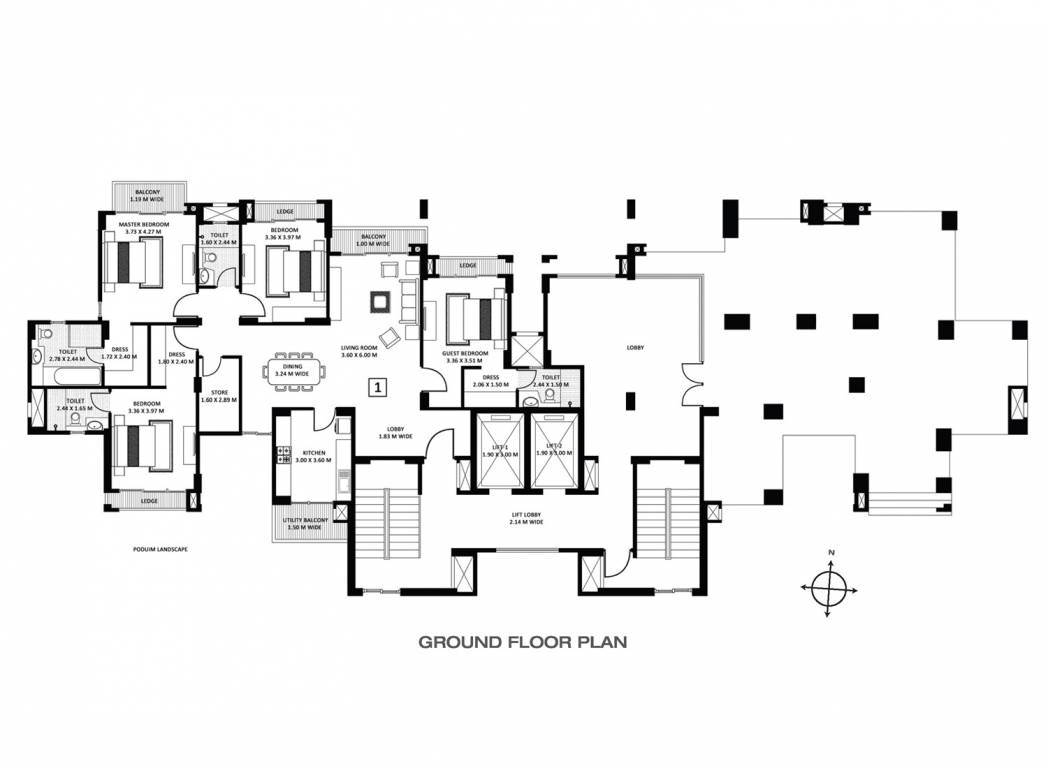 Images for Cluster Plan of Godrej Anandam