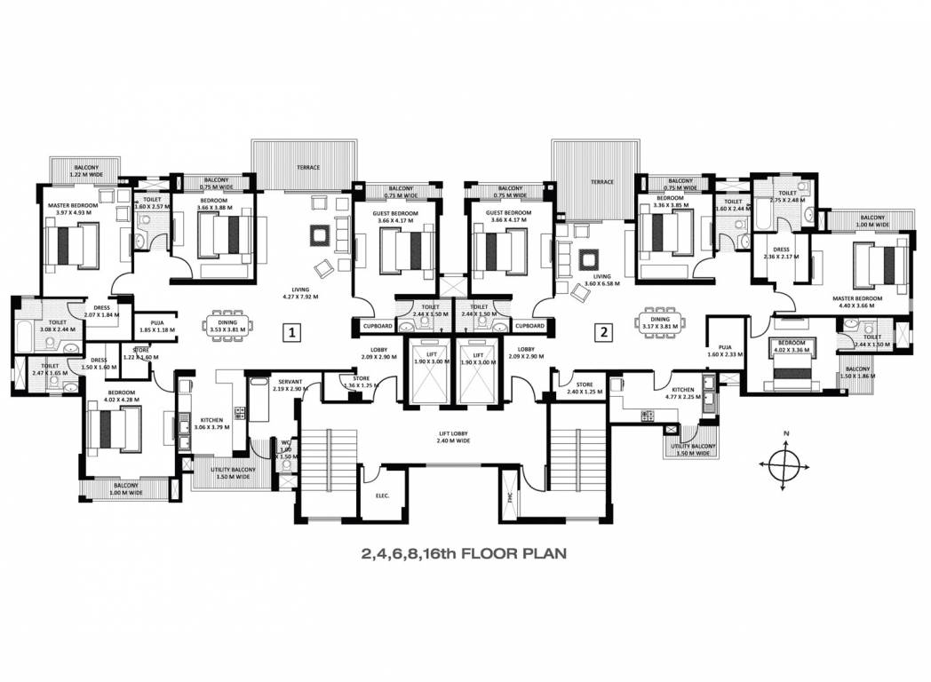 Images for Cluster Plan of Godrej Anandam