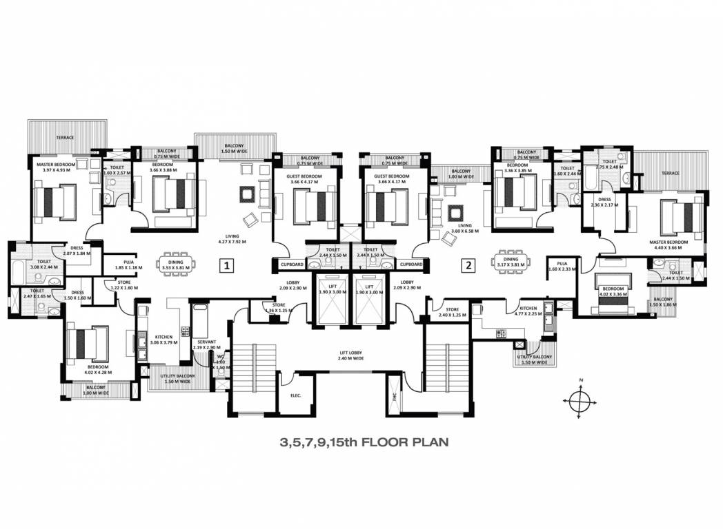 Images for Cluster Plan of Godrej Anandam
