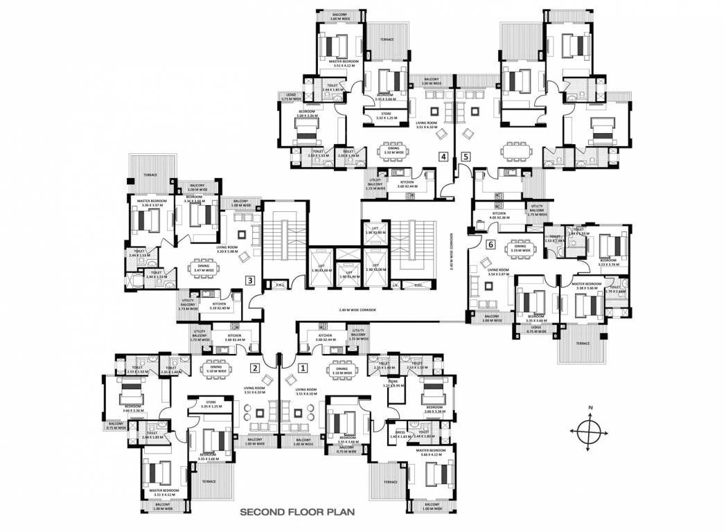 Images for Cluster Plan of Godrej Anandam