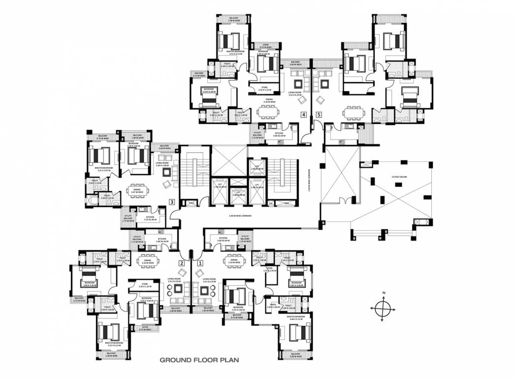 Images for Cluster Plan of Godrej Anandam