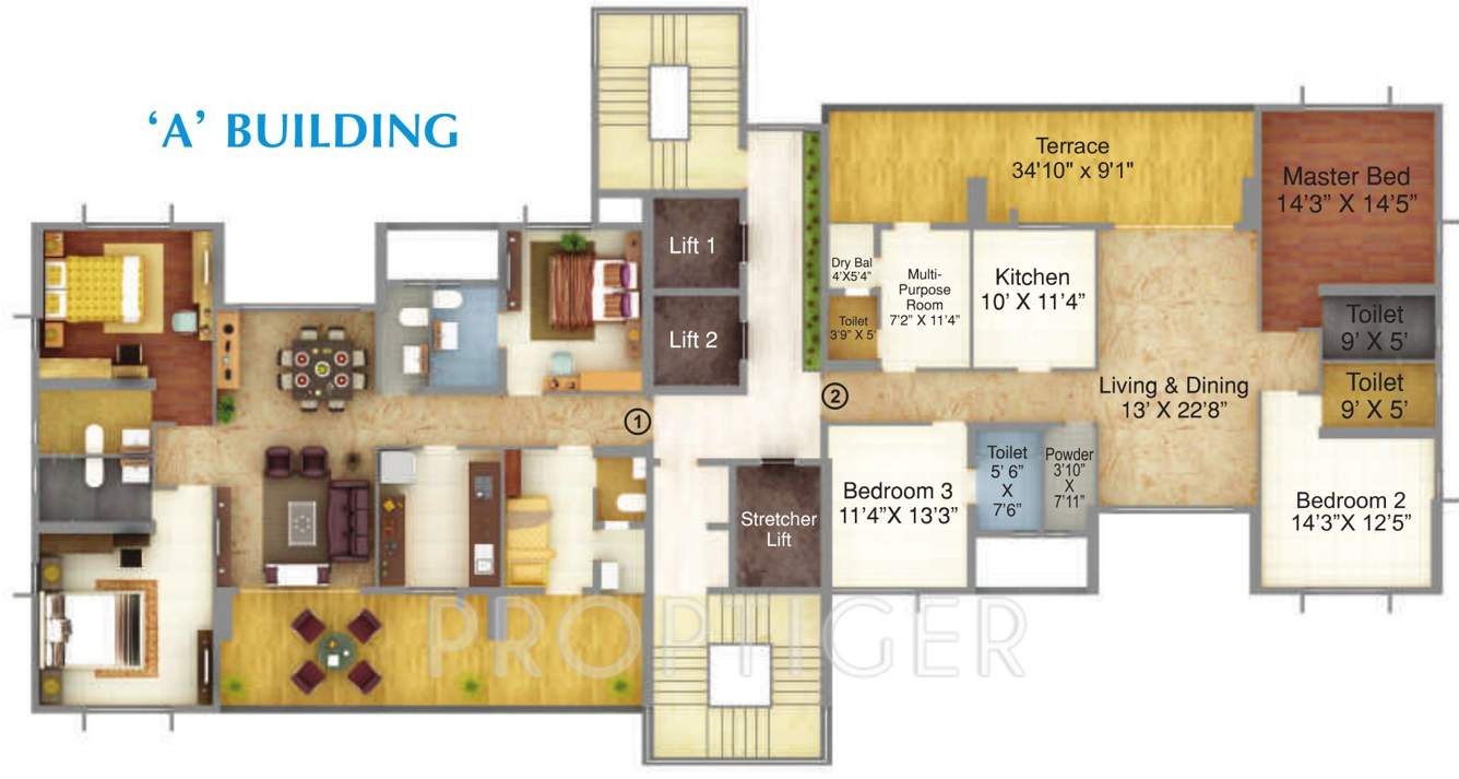 Images for Cluster Plan of Raja Bahadur Kourtyard