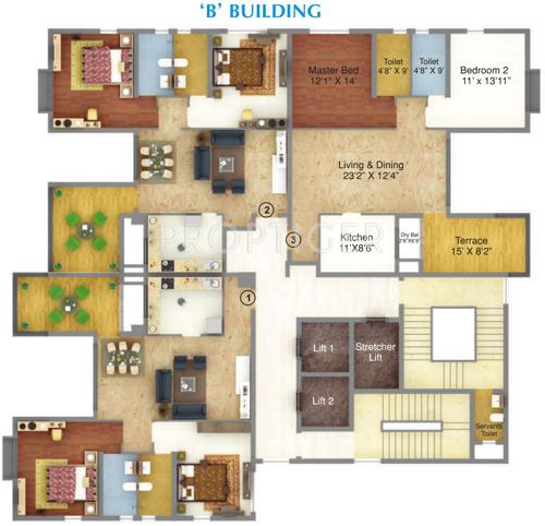 Images for Cluster Plan of Raja Bahadur Kourtyard Images for Cluster Plan of Raja Bahadur Kourtyard