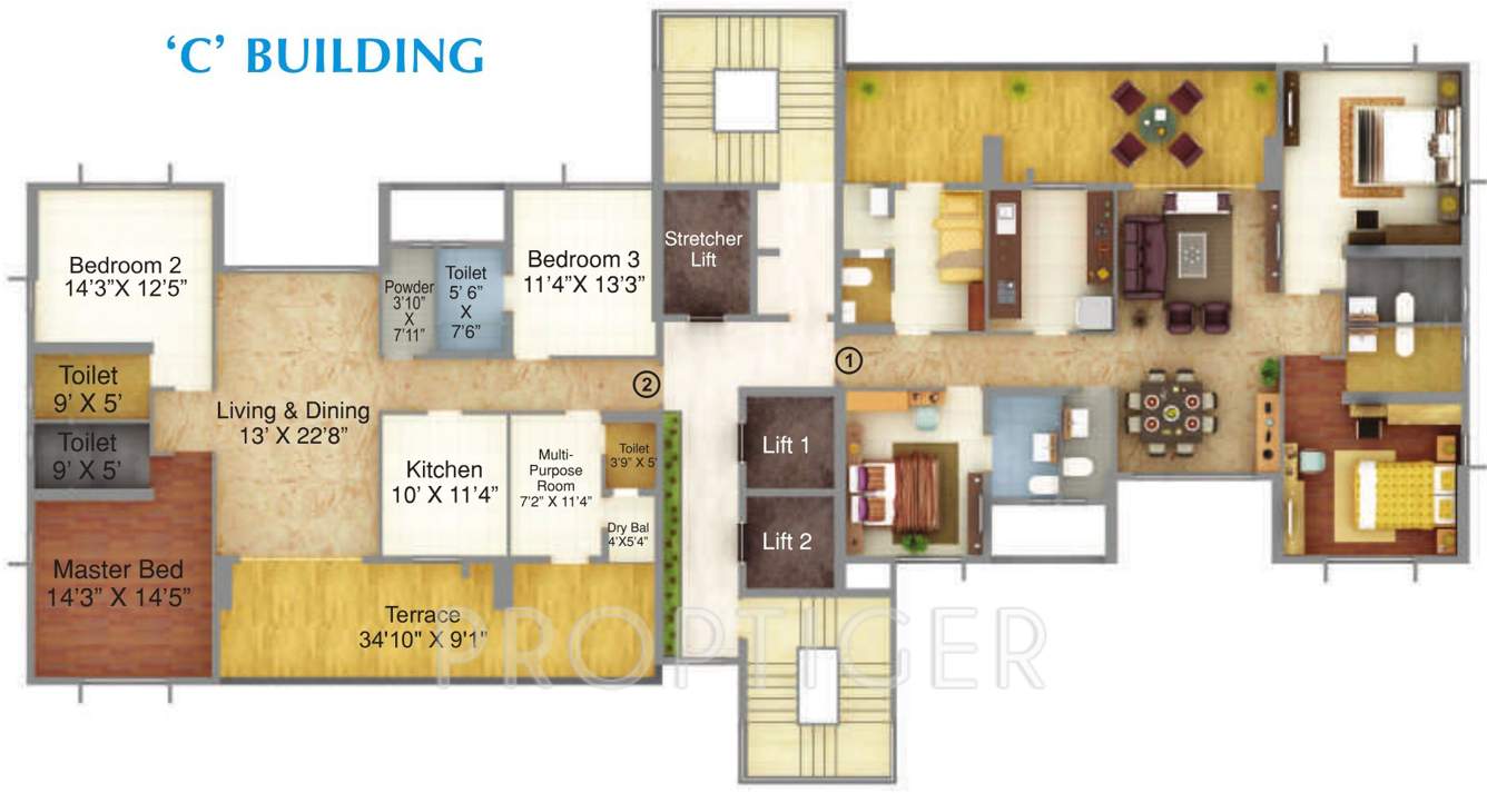 Images for Cluster Plan of Raja Bahadur Kourtyard