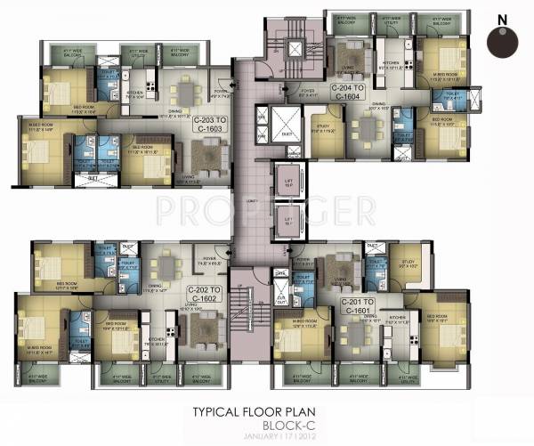  premero Block A Cluster Plan