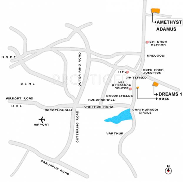 Images for Location Plan of Sobha Amethyst