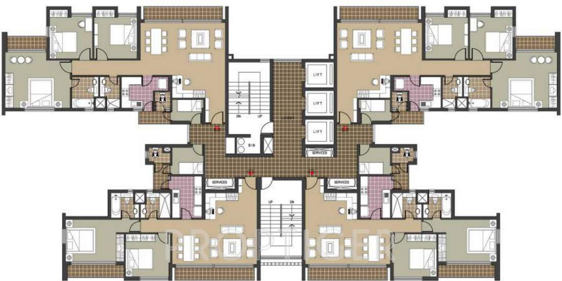 Images for Cluster Plan of Unitech Harmony