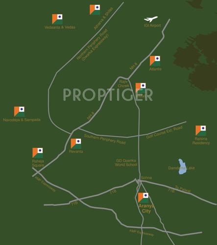 Images for Location Plan of Raheja Aranya City aranya-city Images for Location Plan of Raheja Aranya City