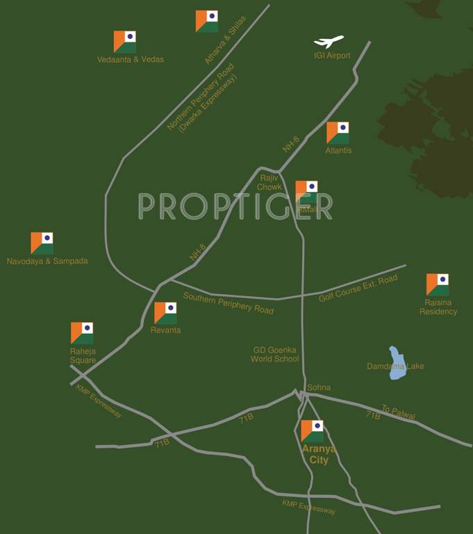  aranya city Images for Location Plan of Raheja Aranya City