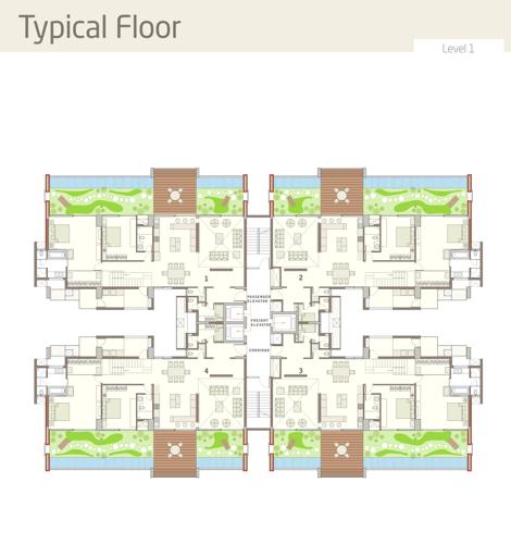  windmills-of-your-mind Block 1 To 7 Level 1 Typical Cluster Plan