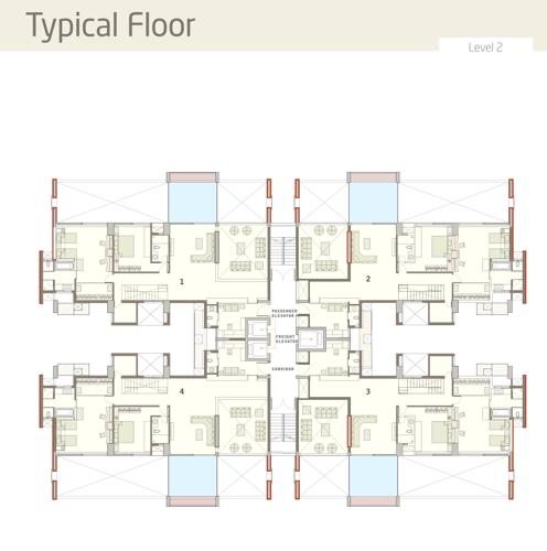  windmills-of-your-mind Block 1 To 7 Level 2 TypicalCluster Plan