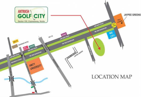 Images for Location Plan of The Antriksh Golf City