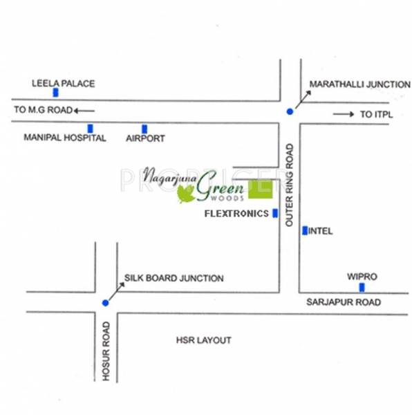 nagarjuna-green-woods Location Plan