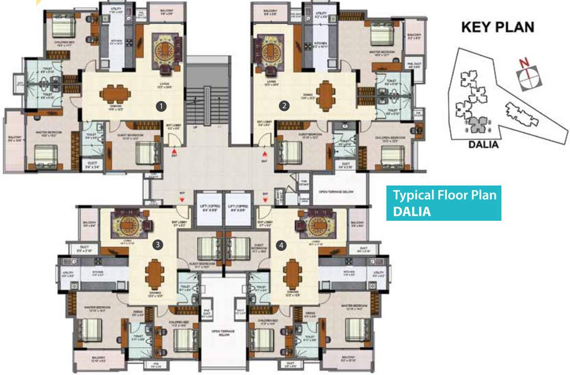 senorita Images for Cluster Plan of Salarpuria Sattva Senorita