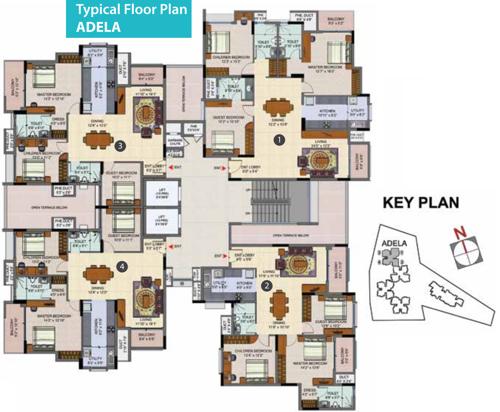 Images for Cluster Plan of Salarpuria Sattva Senorita senorita Images for Cluster Plan of Salarpuria Sattva Senorita